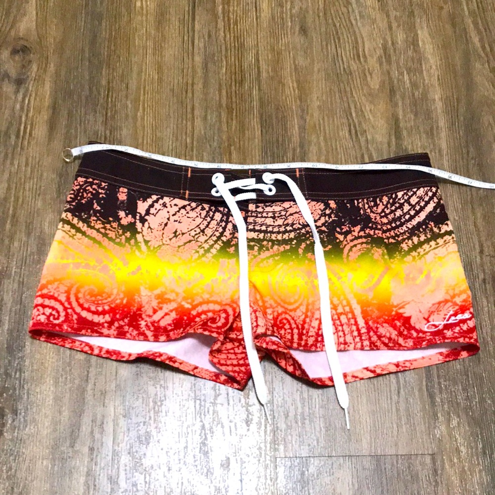 Loco Boutique Board Shorts with Sunset Print